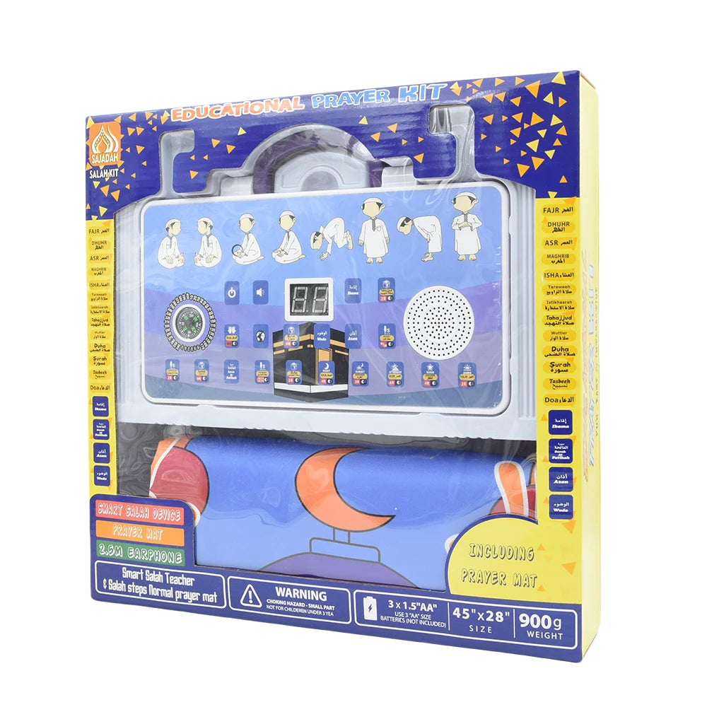 Interactivetalking Prayer Mat Educational Rug Salah Muslim Kids Gift Islam Electronic Worship Blanket Compass Islamic Carpet